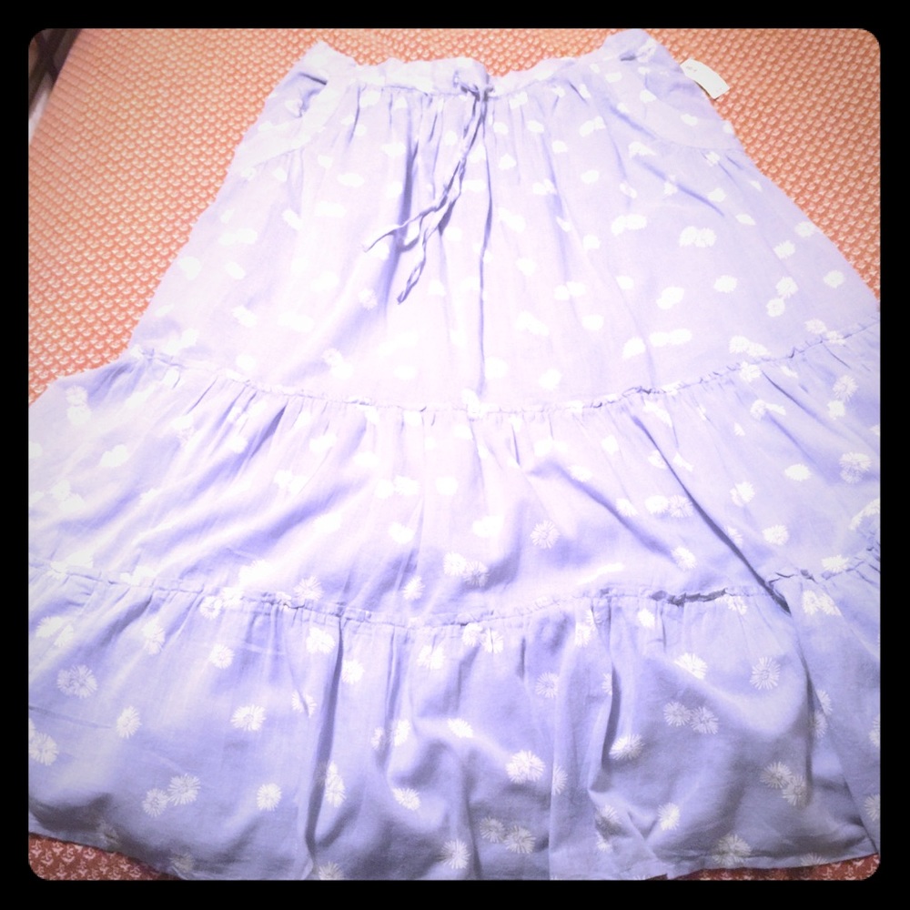 NWT OLD NAVY MAXI SKIRT LAVENDER XL